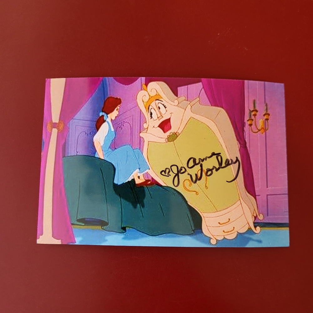 Jo Anne Worley Beauty And The Beast Hand Signed 4x6 Autograph L